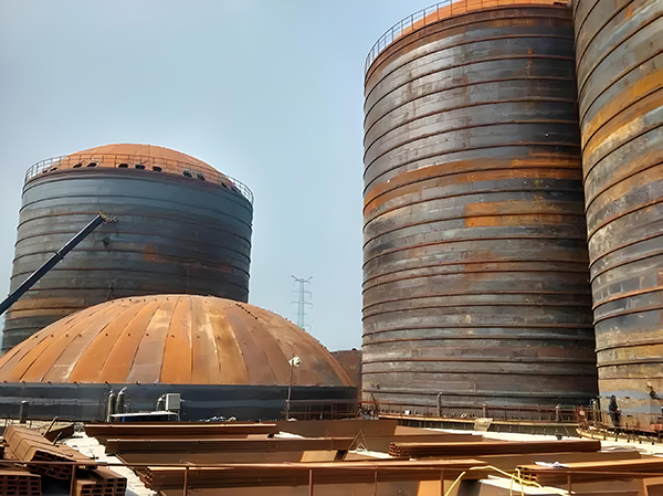 垦利焦粉钢板仓